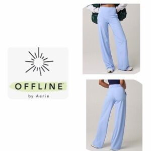 OFFLINE by Aerie Real Me XTRA High-Waisted Trouser
Light Blue Size Medium